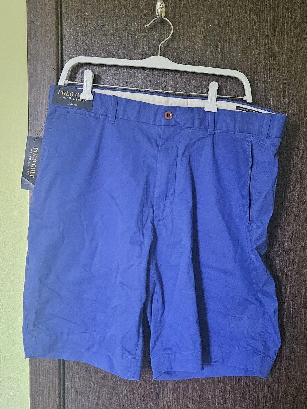 NWT Ralph Lauren Polo Golf Shorts Size 36 Mens Blue Preppy